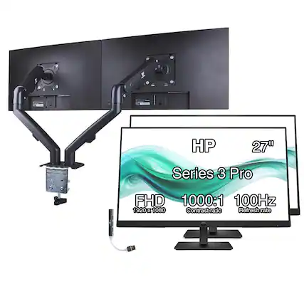 HP 27" Series 3 Pro FHD 1000:1 100Hz 1920x1080 Contrast ratio Refresh rate