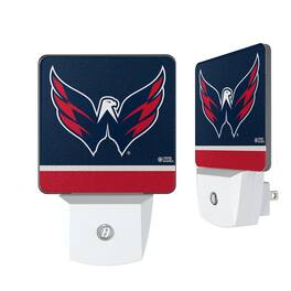 Keyscaper - Washington Capitals Stripe Design Nightlight 2-Pack - Multicolor