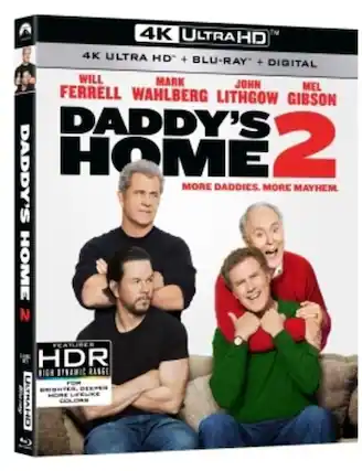 Front. Daddy's Home 2 - 4K Blu-Ray.