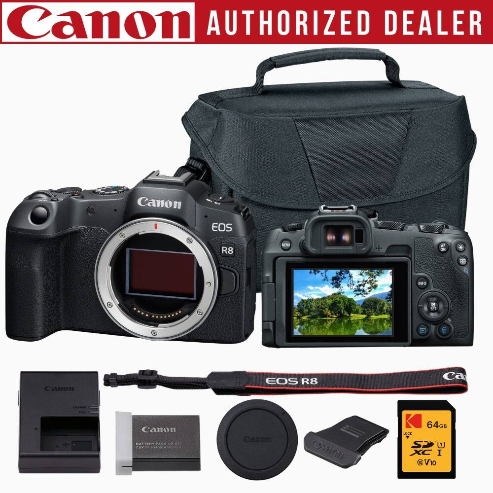 Canon AUTHORIZED DEALER

Canon EOS R8

Canon BATTERY PACK LP-612 ASE E 040

Canon 64GB LOCK SO U XC I V10