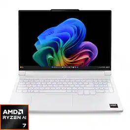 Lenovo - Legion 7a 16" 2.5K 240Hz OLED Gaming Laptop - AMD Ryzen AI 7 450 2026 - 32GB RAM - NVIDIA GeForce RTX 5060 - 1TB SSD - Glacier White