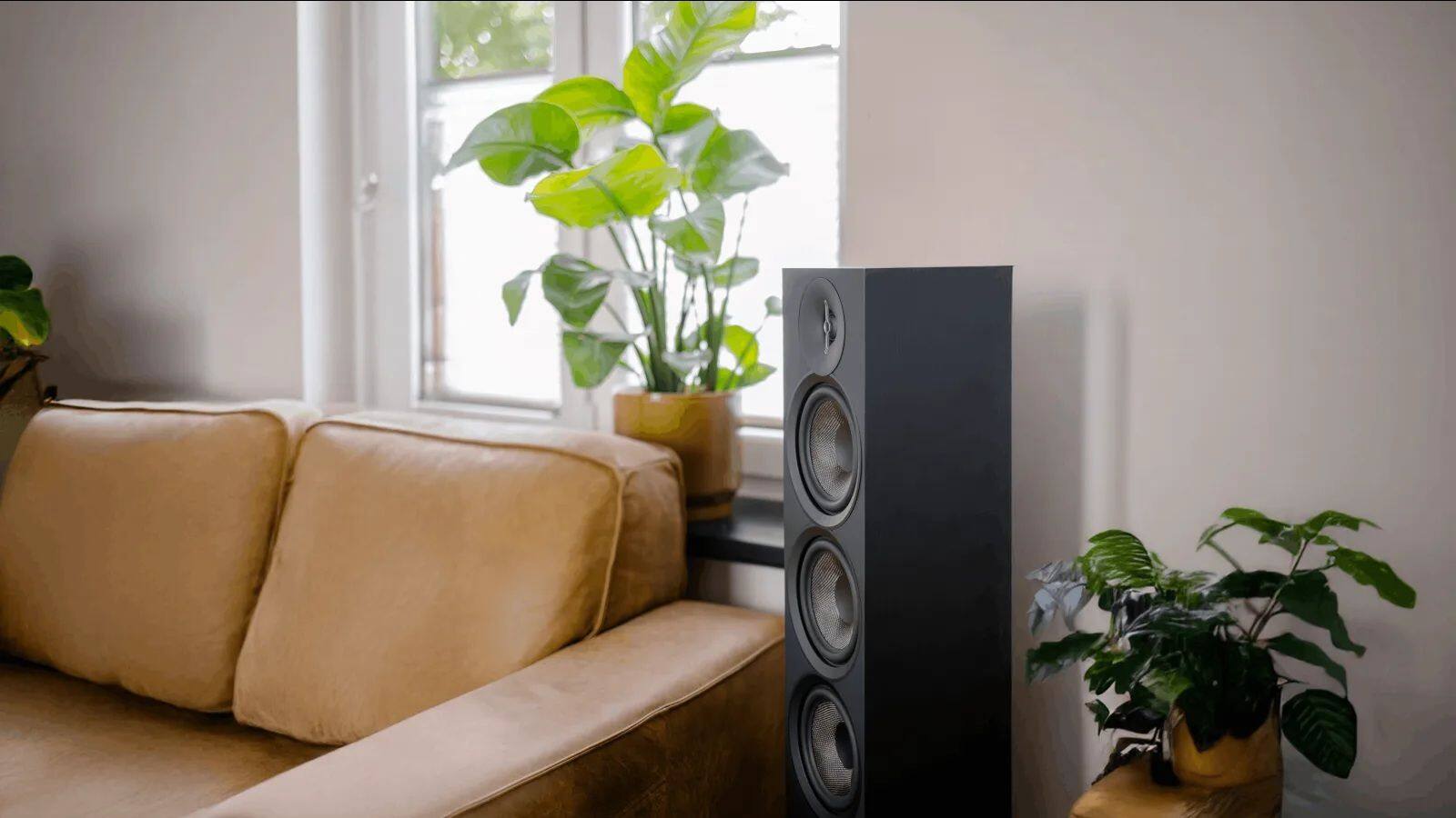 Alt View 5. ELAC - ELAC Debut 3.0 - 5.25" Floor Speaker (Walnut) DF53-WN - Walnut.