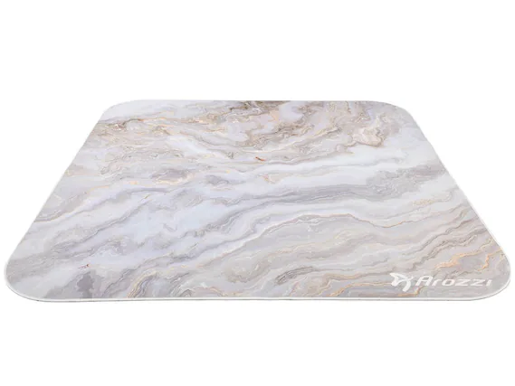 Front. Arozzi - Zona Quattro Floor Pad - White Marble.