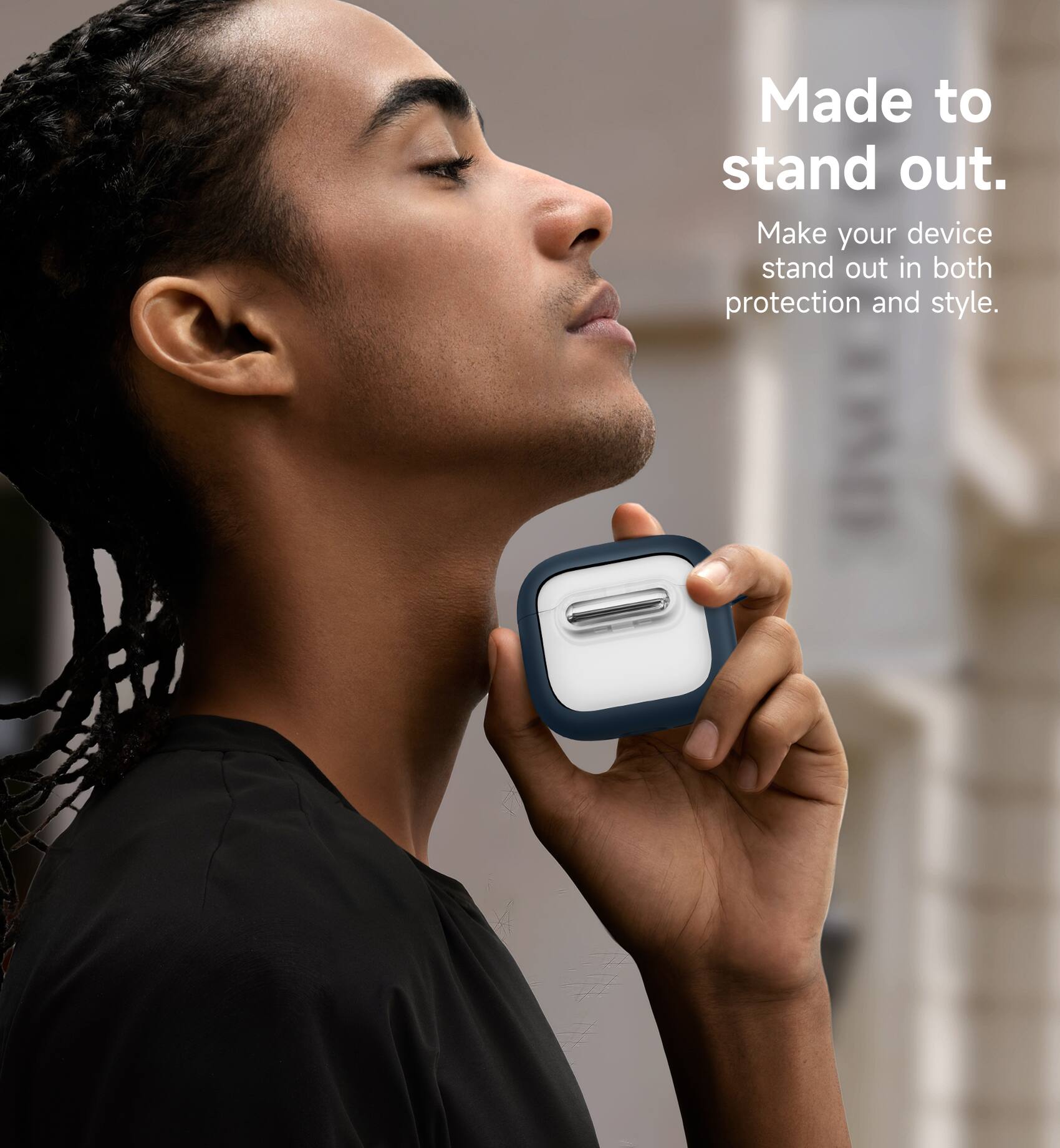 Made to stand out.  
Make your device stand out in both protection and style.