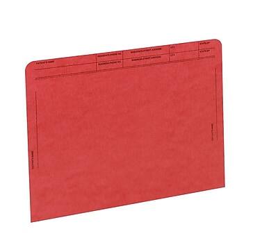 Front. Medical Arts Press - Medical Arts Press®  File Pocket, Letter Size, Red, 50/Box (59547RD) - Red.