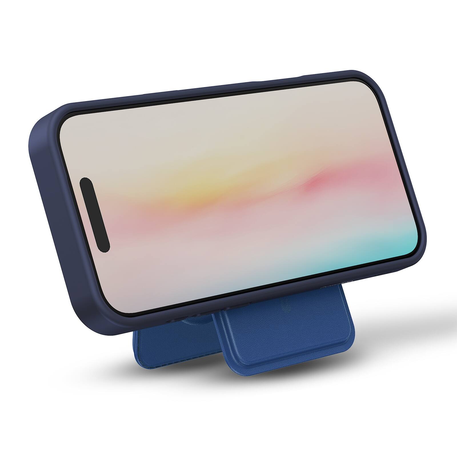 Alt View 2. BASELINE - InFrame MagSafe Case with Kickstand + MagStash Wallet Folio for Apple iPhone 17 Pro Max - Cobalt / Blue - Blue.