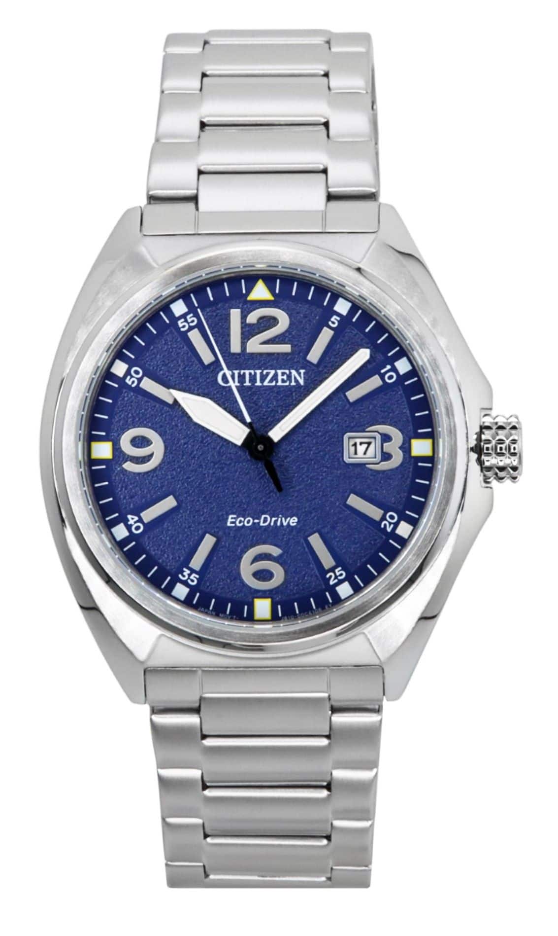 Citizen - Eco-Drive Stainless Steel Dial AW1571-76L 100M Men's Watch - Blue