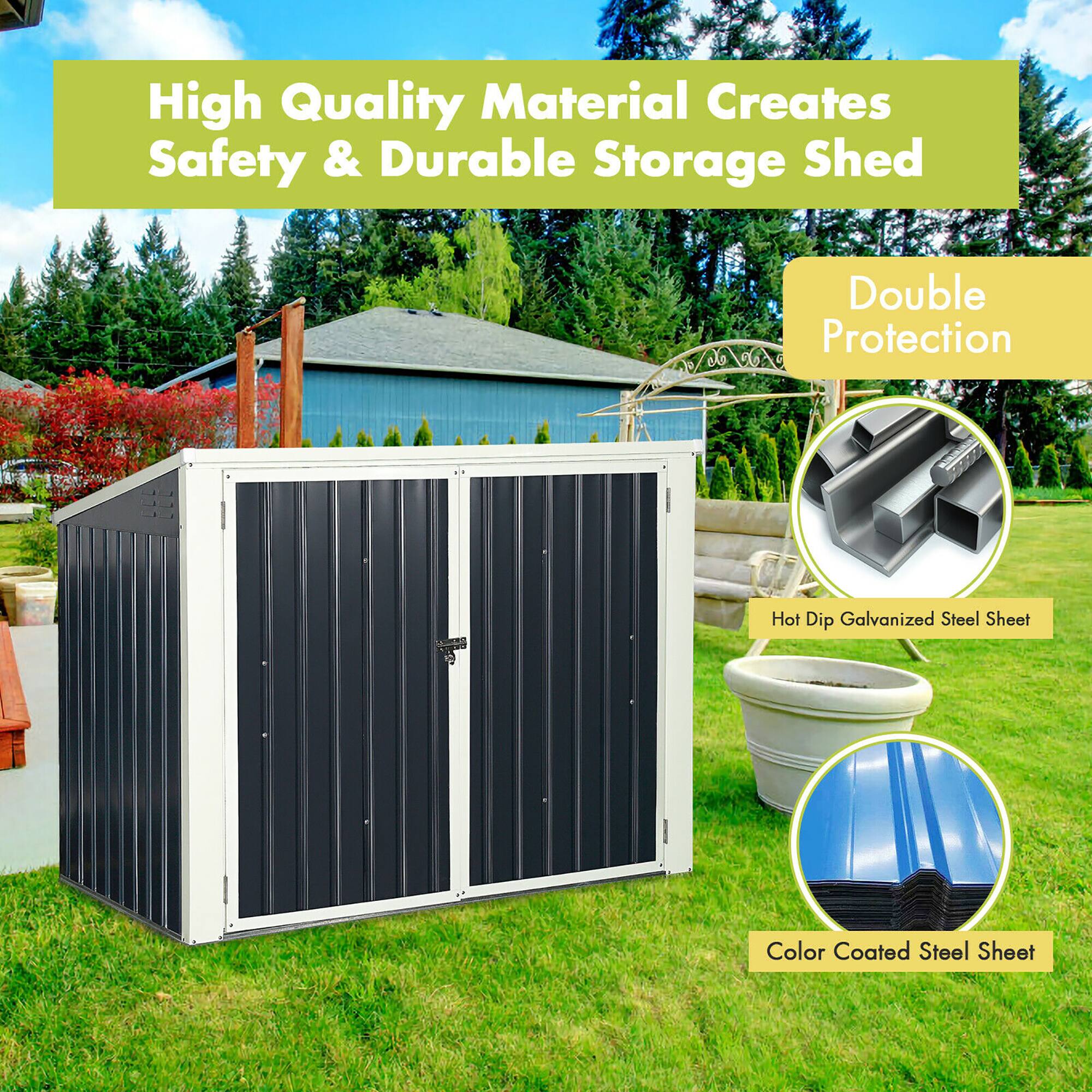 High Quality Material Creates Safety & Durable Storage Shed Double Protection Hot Dip Galvanized Steel Sheet Color Coated Steel Sheet