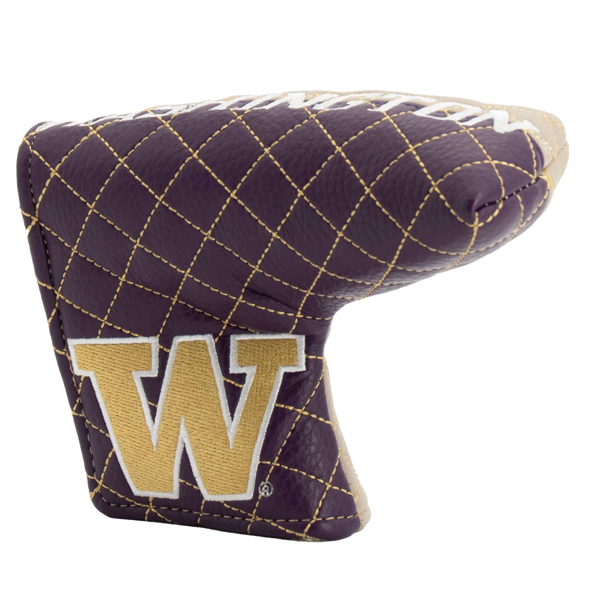 Alt View 2. Team Golf - Washington Huskies Quilted Blade Putter Cover - Multicolor.