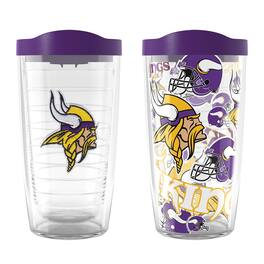 Tervis - Minnesota Vikings Two-Pack 16oz. Allover Classic Tumbler Set - Multicolor