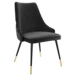 Adorn Tufted Performance Velvet Dining Side Chair by Modway - Black