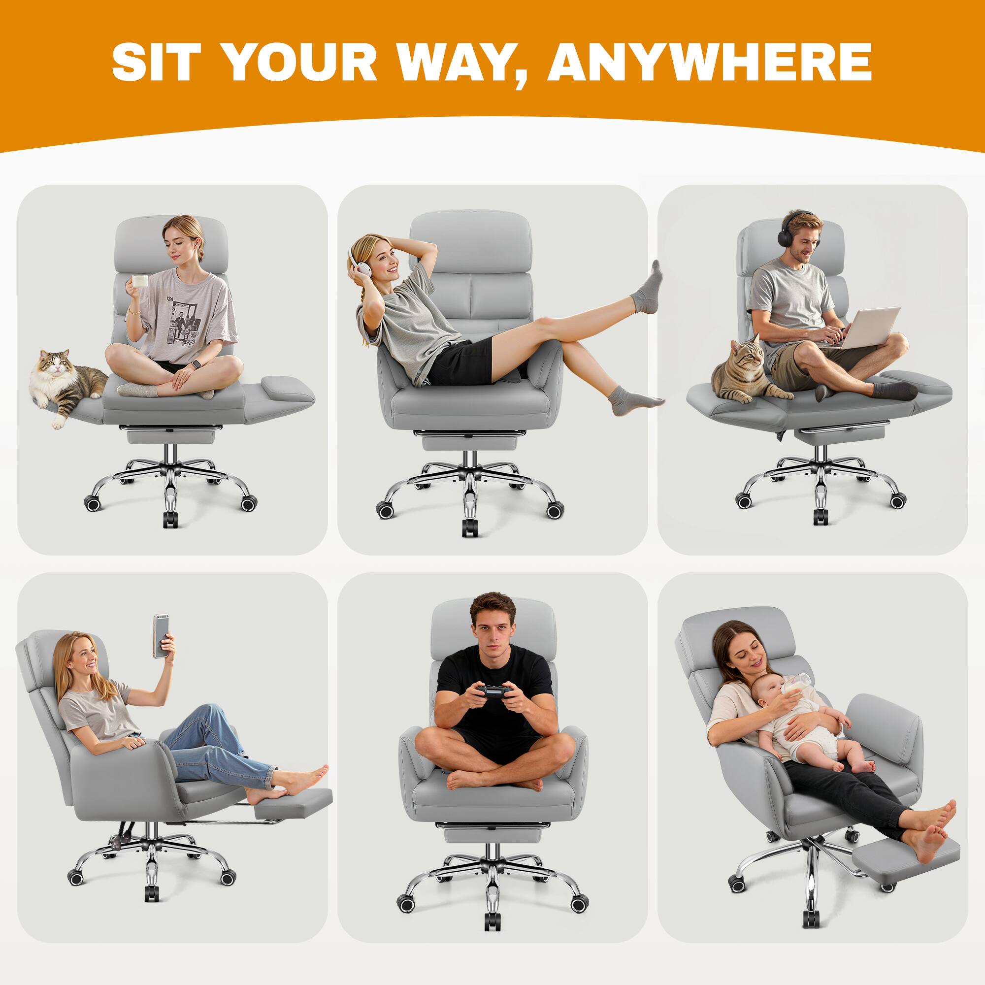 SIT YOUR WAY, ANYWHERE