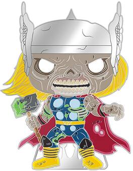 Funko - POP! PINS: Marvel: Zombie Thor - APPAREL - Multicolor