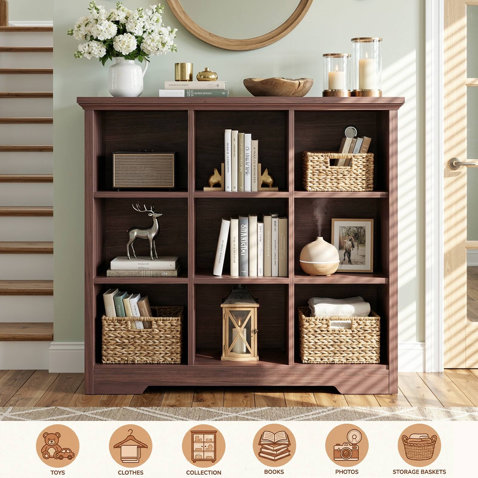 il S - ID ME/EIO ERC PESPONILR - SITAAA!  
TOYS CLOTHES COLLECTION BOOKS PHOTOS STORAGE BASKETS