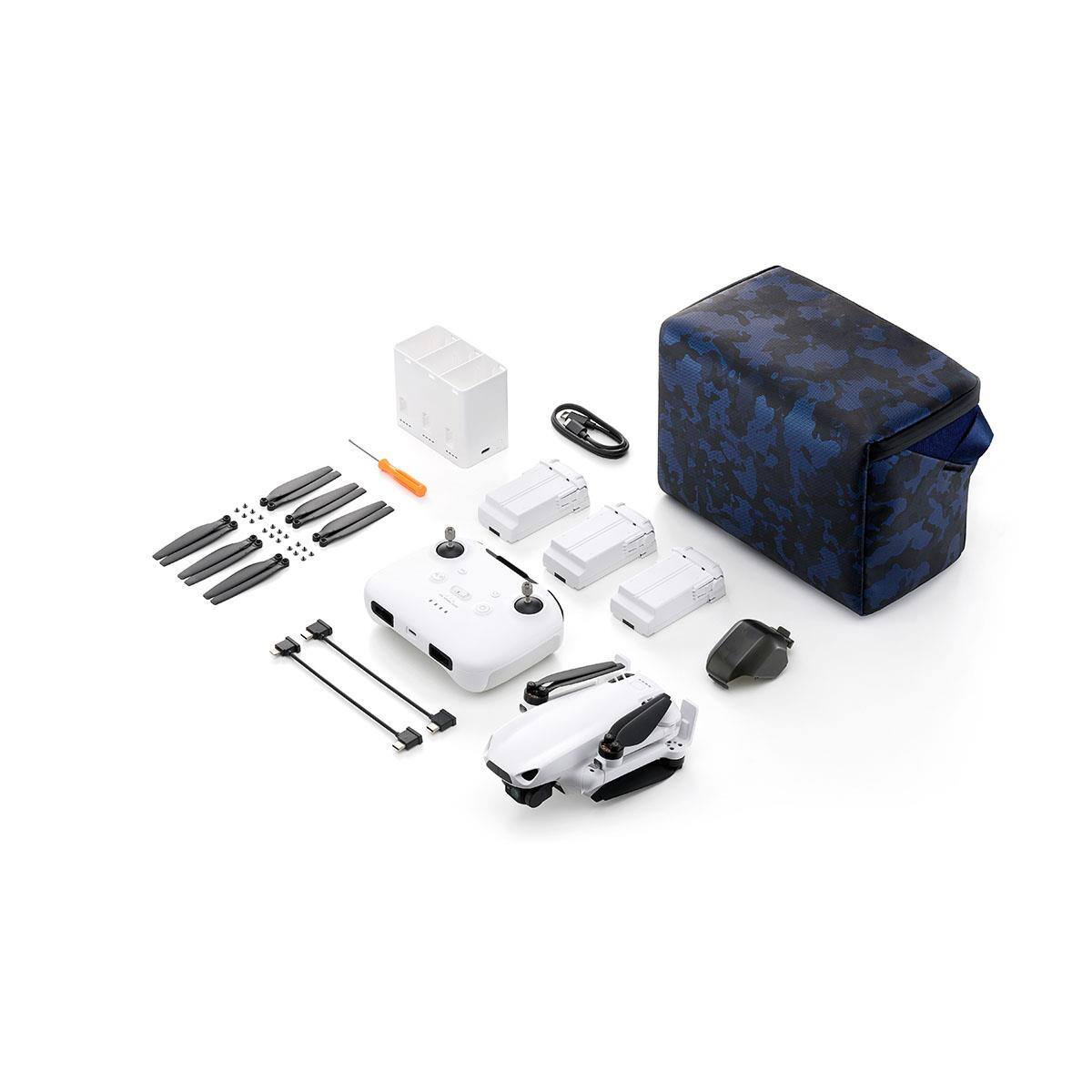 Alt View 2. SKYROVER - Skyrover S1 4K Drone Fly More Combo with Remote Controller, White.