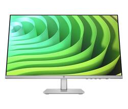 HP - 24" IPS LED FHD FreeSync Monitor with Adjustable Height (HDMI, VGA) - Silver & Black - Front_Zoom