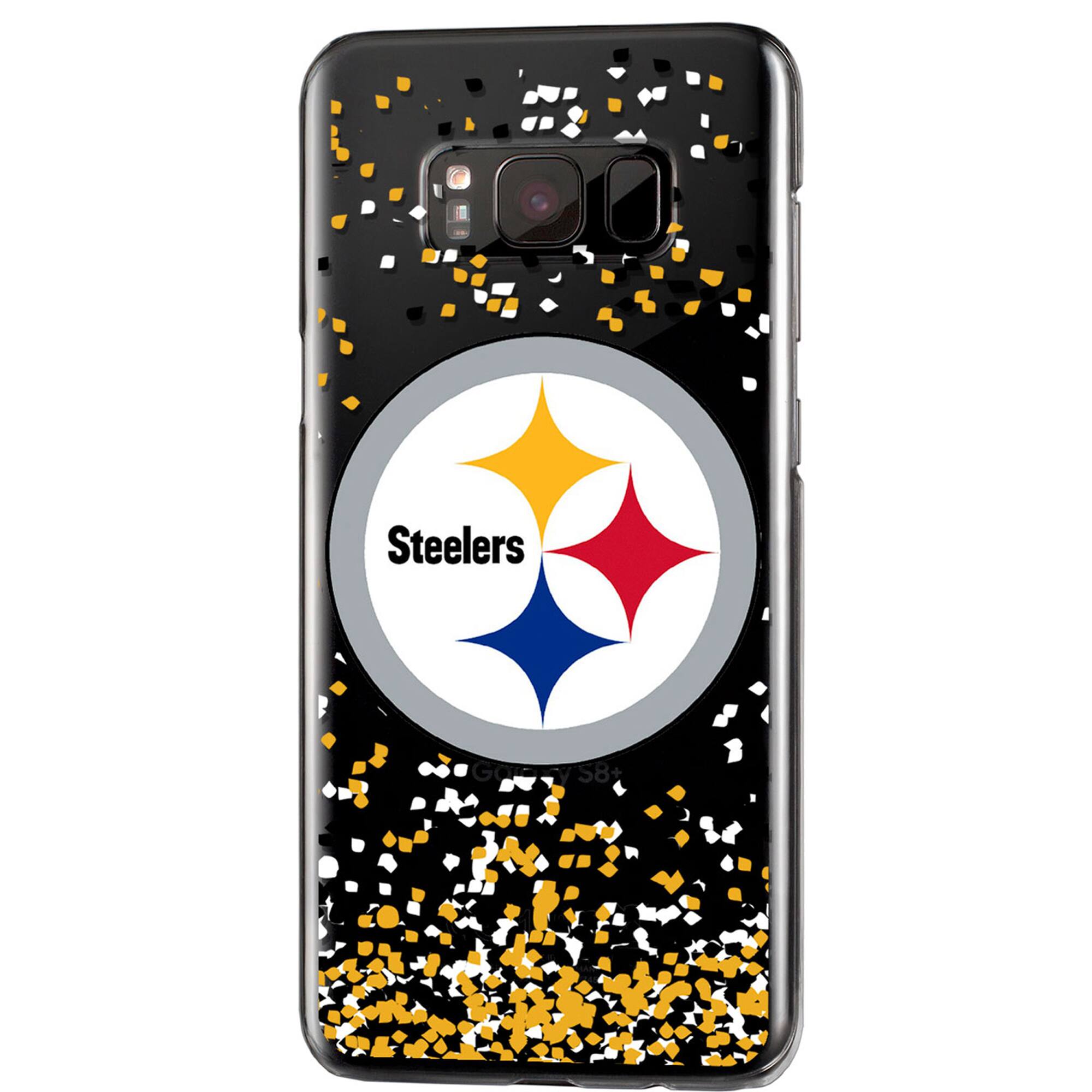 Keyscaper - NFL - Pittsburgh Steelers Galaxy Clear Case with Confetti Design - S22 - Multicolor price history on PriceWatchPro
