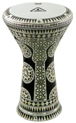 Tycoon Percussion - Pro Series Egyptian Sombaty Doumbek With 9-Inch Synthetic Head, Aluminum Body and Carry Bag