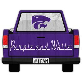 Fan Creations - Kansas State Wildcats 12'' x 12'' Truck Back D-cor - Multicolor