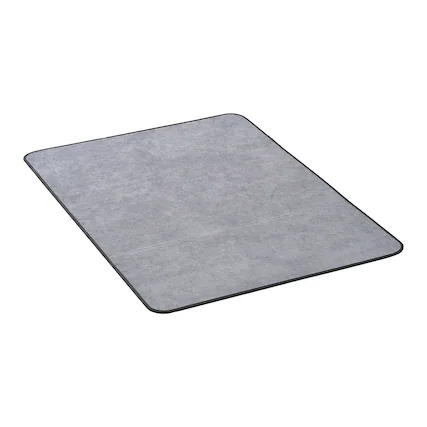 Front. VEVOR - Chair Mat, 36 x 48-inch Office Chair Mat for Hard Floors, Floor Protector for Rolling Chairs, Corduroy Surface, Non-Slip - Grey.