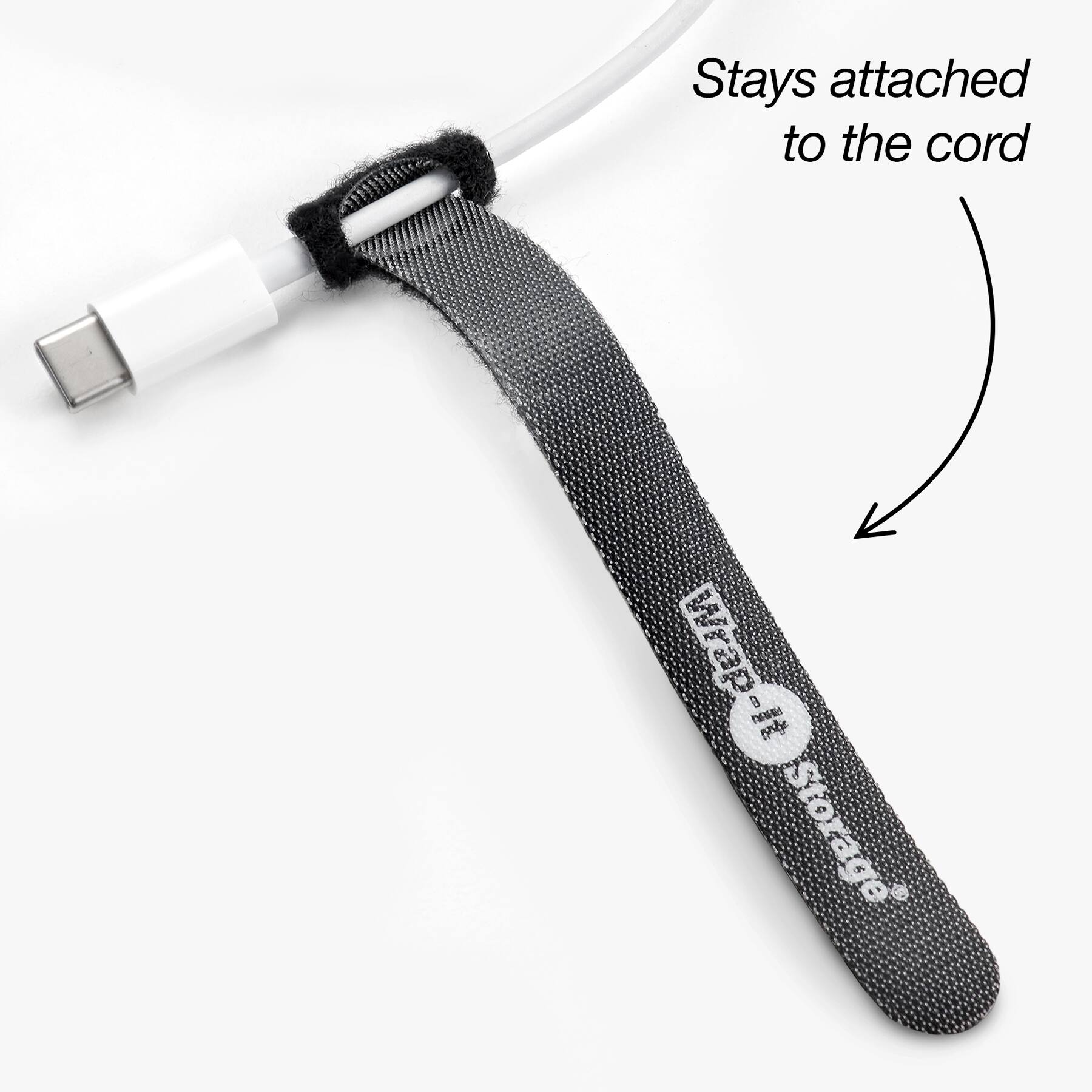 Wrap It Storage Self Gripping Cable Ties 5 inch (20 Pack) Multi Color ...