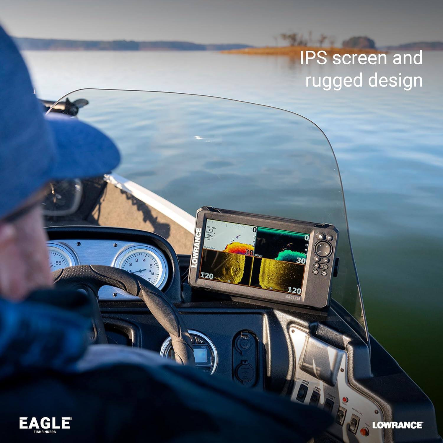 IPS screen and rugged design

Minpy 55 E 2 3 a 9 G 2es J

LOWRANCE 120 0 30 0 - - 30 120

AGLID + EAGLE FINDERS LOWRANCE