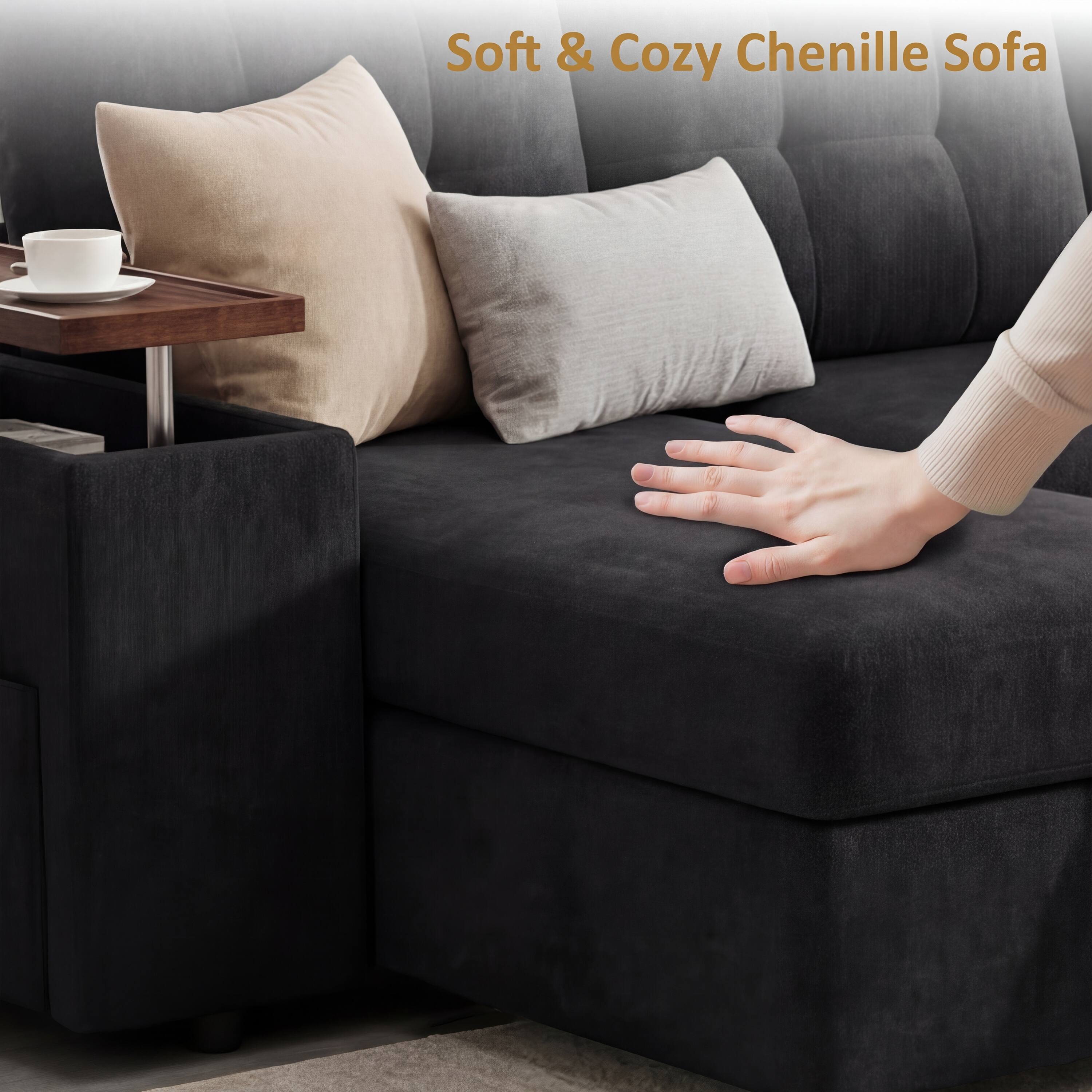 Soft & Cozy Chenille Sofa