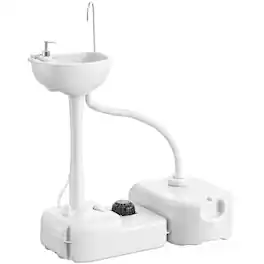 Outsunny - Outdoor Camp Hand Sink Removable Hand Washing Basin Sanitary Ware - Gray