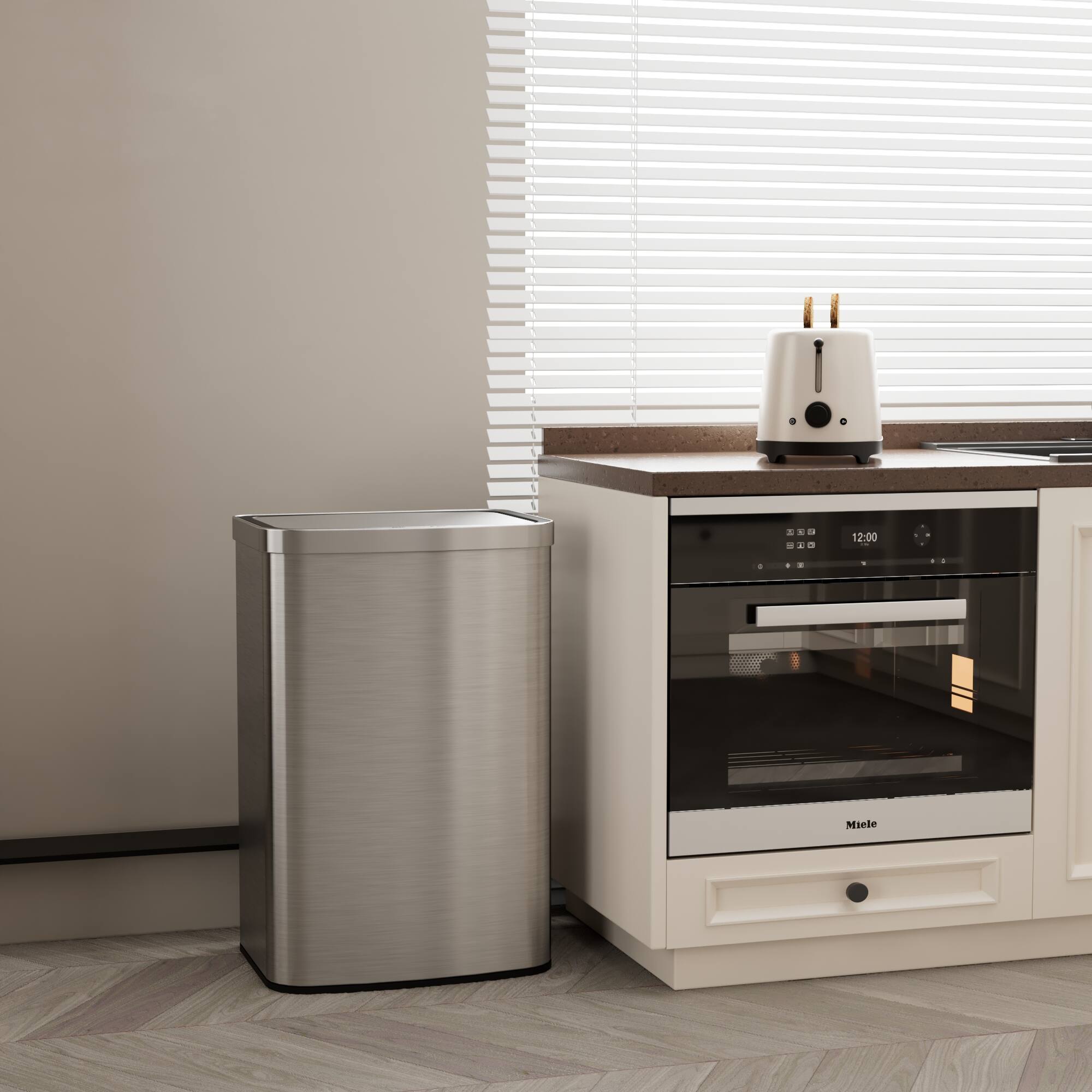 The text on the image is "12:00 Miele".