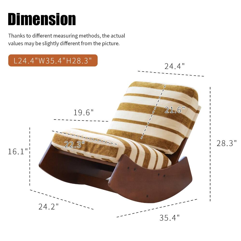 Dimension

Thanks to different measuring methods, the actual values may be slightly different from the picture.

L24.4" W35.4" H28.3"

24.4" 19.6" 21.6" 16.1" 22.3" 28.3" 24.2" 35.4"