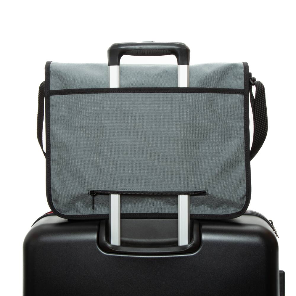 Alt View 4. Manhattan Portage - Europa (LG) With Back Zipper, Gray - Gray.