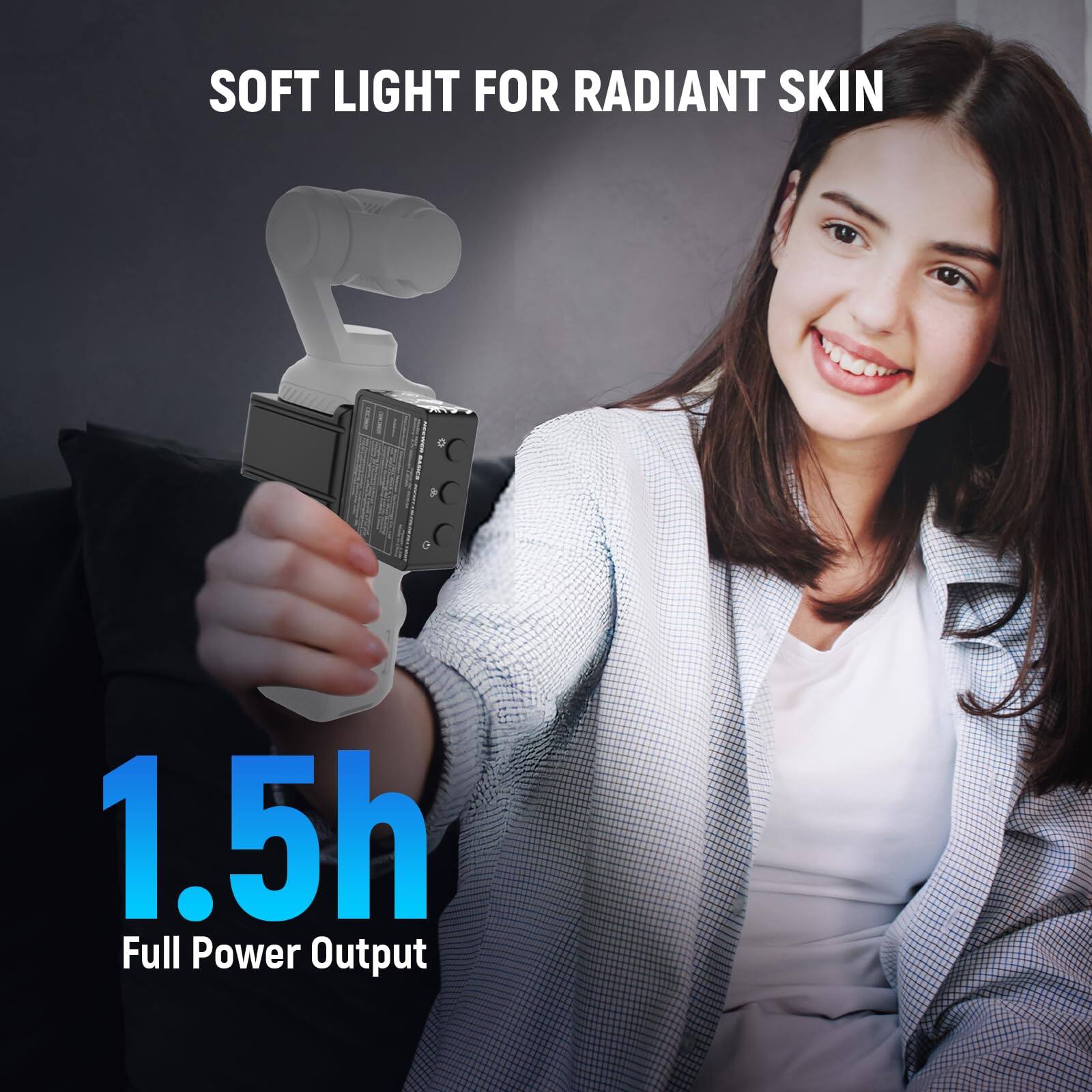 SOFT LIGHT FOR RADIANT SKIN  
1.5h Full Power Output
