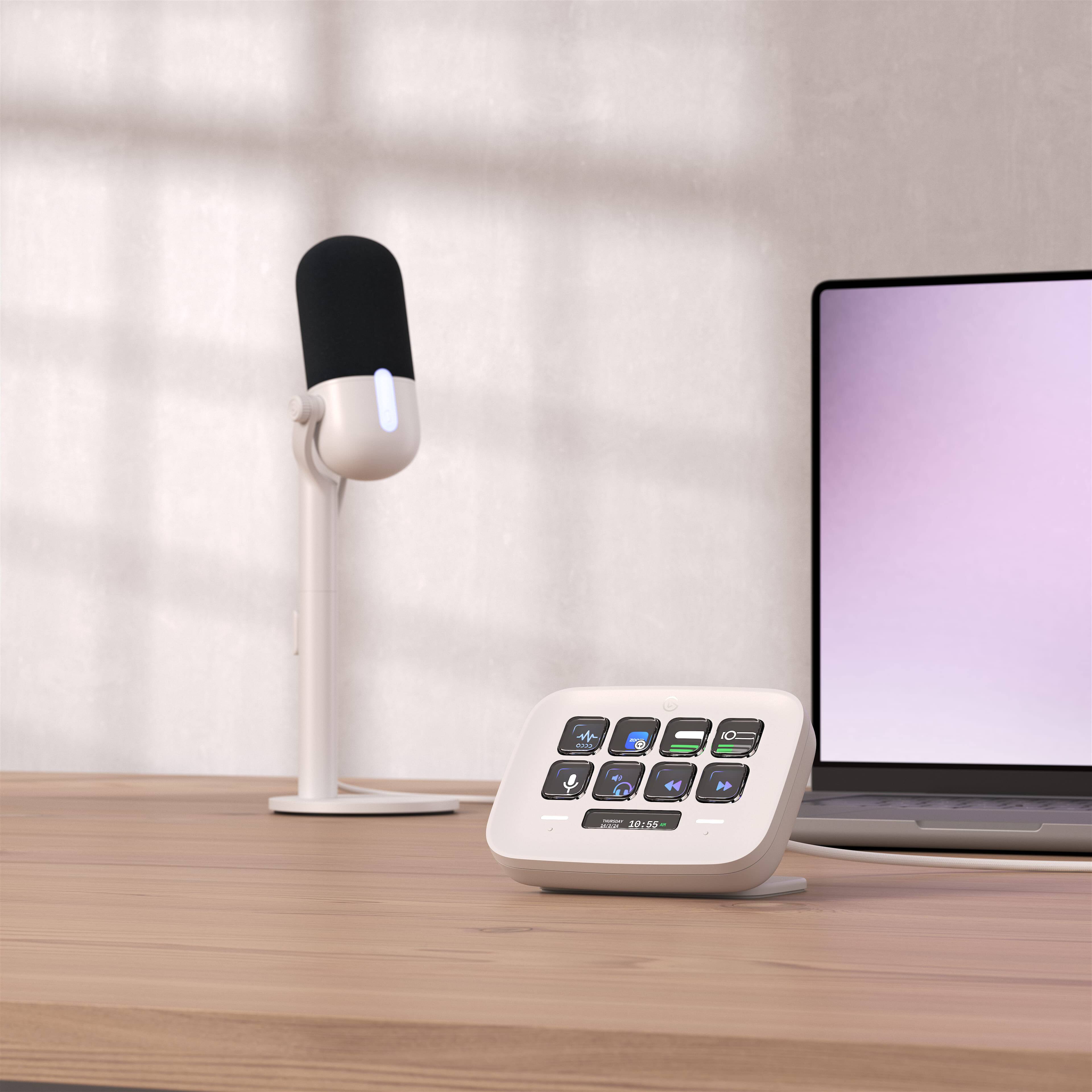 Alt View 14. Elgato - Wave Neo Wired Cardioid Condenser USB Microphone - White.