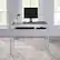 Alt View Zoom 14. OSP Home Furnishings - Zephyr Computer Desk - Black/Silver.