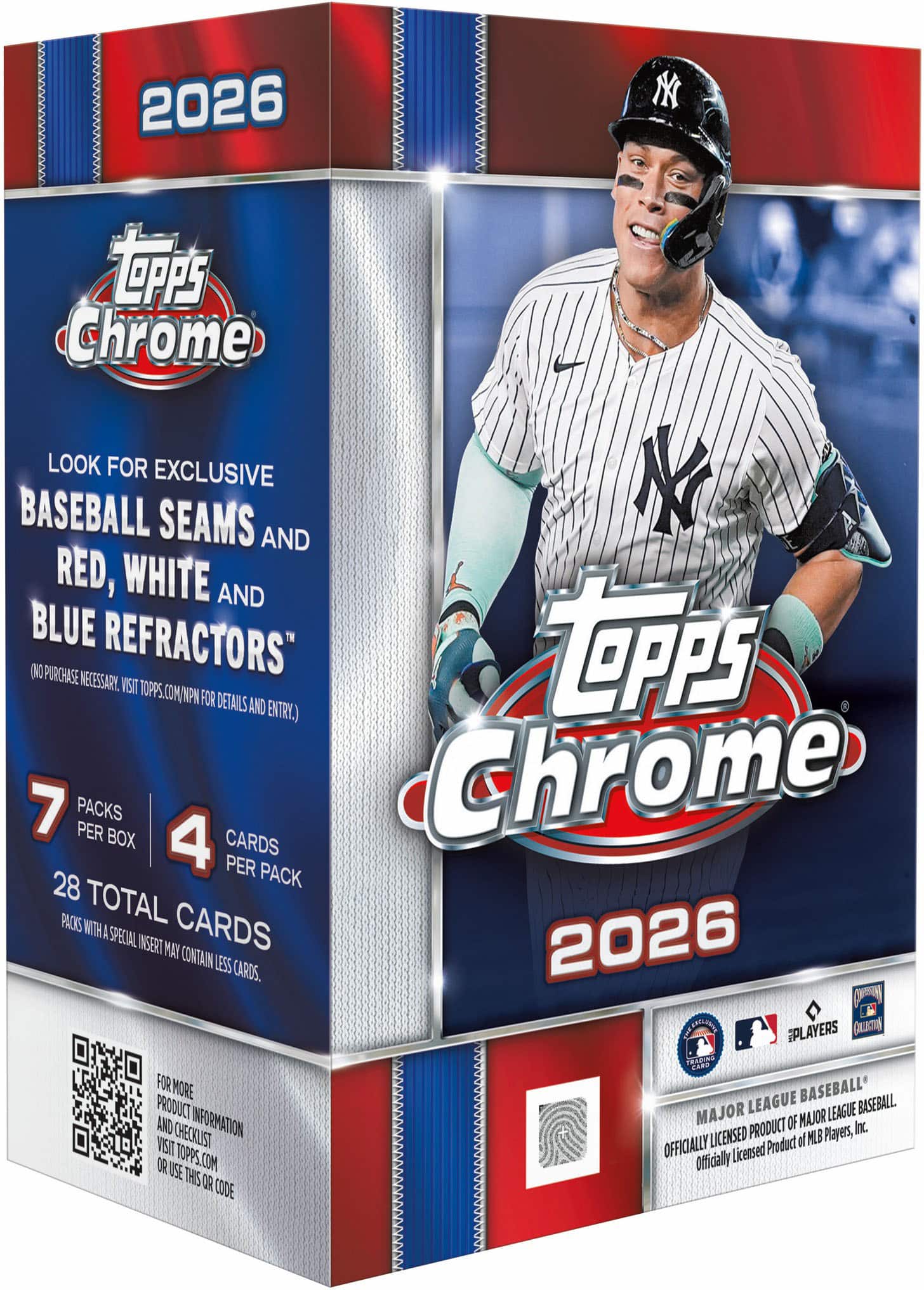 topps chrome booster box 2025 Baseball Blaster Each pack is packed with five stunning Base Cards that bring your favorite characters to life 2026 Topps Cosmic Chrome WWE