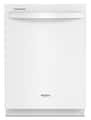 Whirlpool - 24 inch Top Control Built-In Stainless Steel Tub Dishwasher with Large Capacity Tall Top Rack and 50 dBA - White