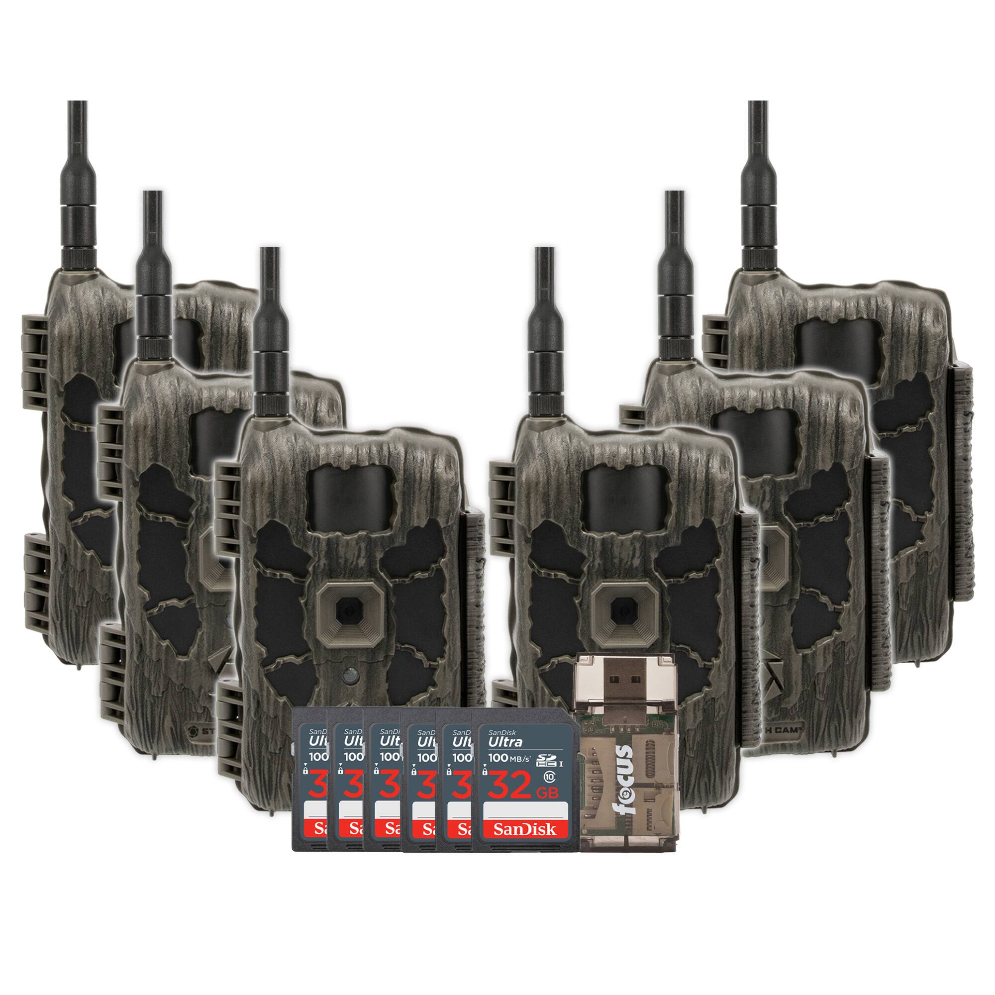 Stealth Cam - 40MP Deceptor Max Cellular Trail Camera with 32GB Memory Cards and Card Reader 6 Pack price history on PriceWatchPro
