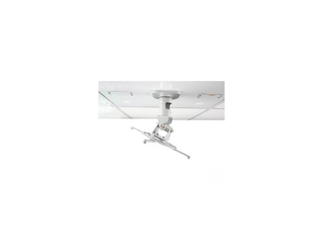 Alt View 3. Amer Networks - Amer Mounts AMRDCP100KIT - 30lb Ceiling Projector Mount, 360° Rotation, 180° Tilt - Black.