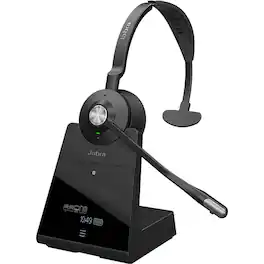 Jabra - Engage 75 SE Headset - Mono - Wireless - Bluetooth/DECT - 492.1 ft - 40 Hz to 16 kHz - Over-the-head, On-ear - Black