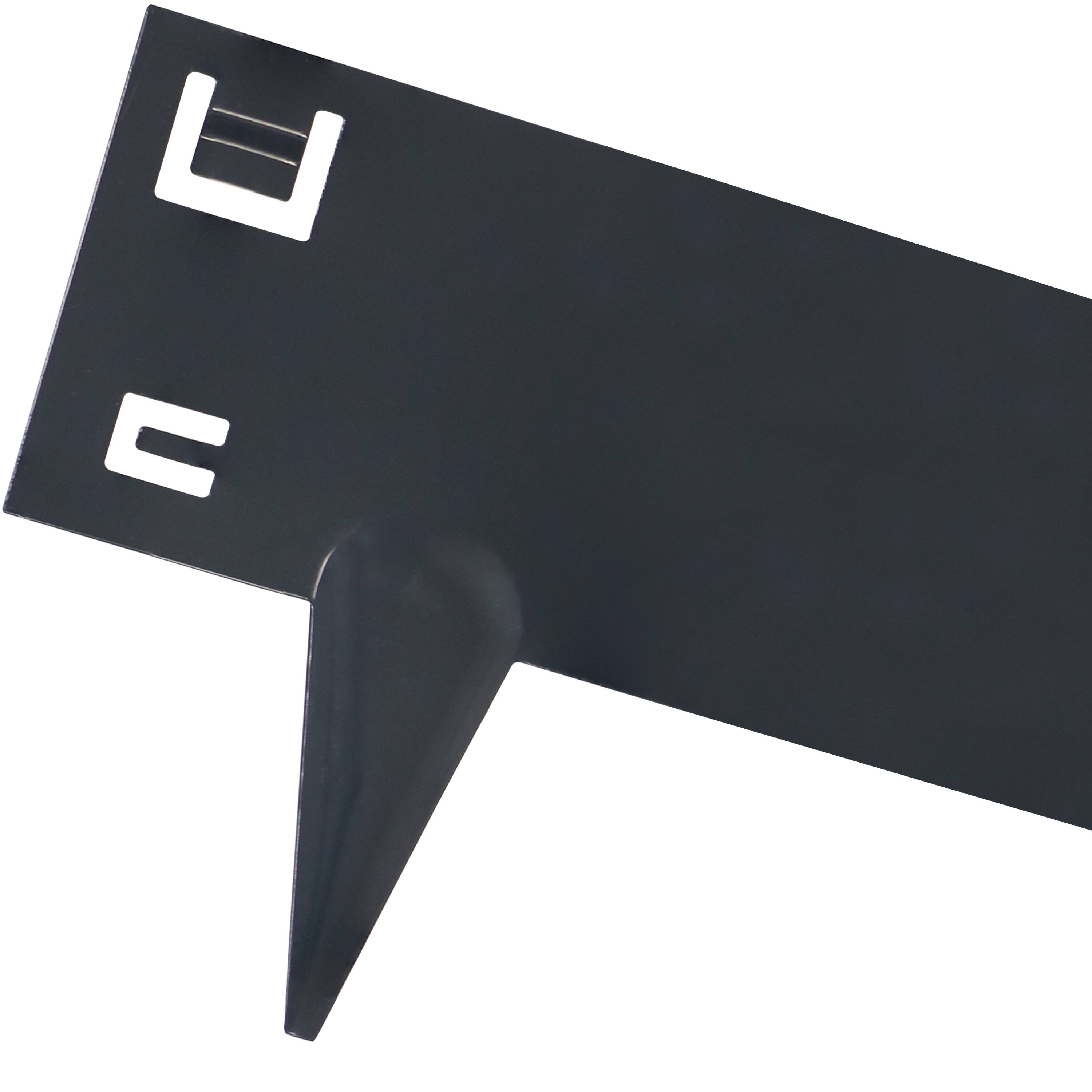 Alt View 8. Sunnydaze - 5-Piece Steel Garden Border Fence Set - 42 in - Gray.