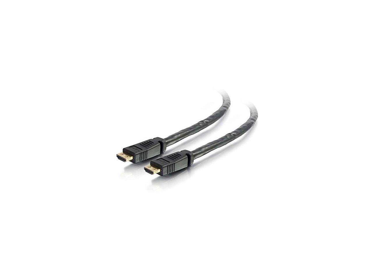 Alt View 3. Cables to Go - C2G 42529 4K HDMI Cable (60Hz), Gripping, CL2P, TAA, Black (25ft).