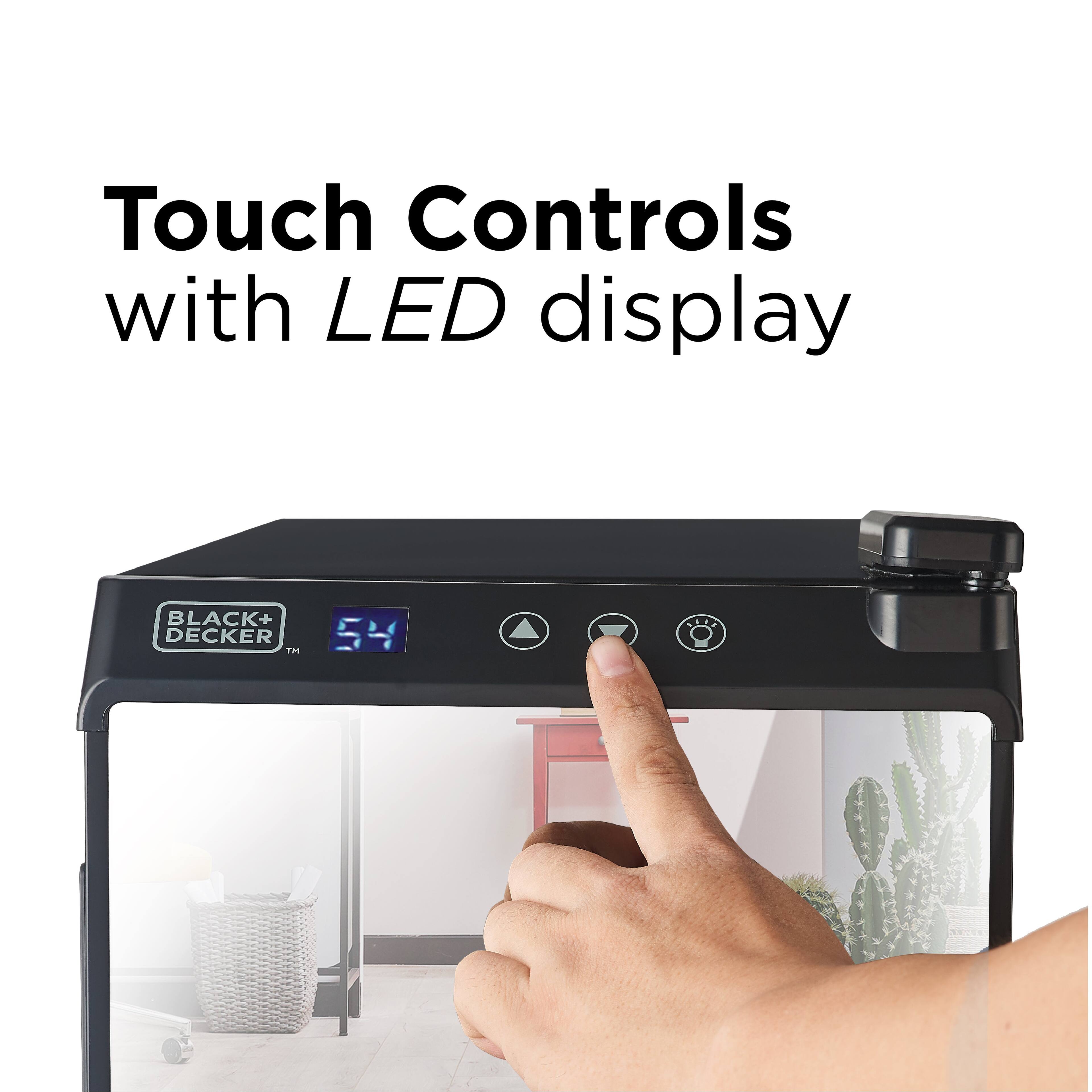 Touch Controls with LED display

BLACK+ DECKER