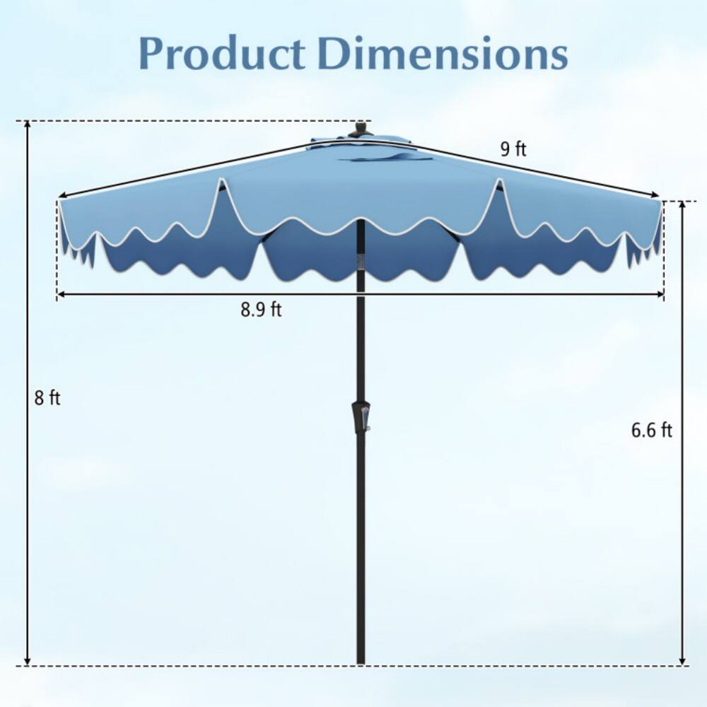 Product Dimensions: 9 ft, 8.9 ft, 8 ft, 6.6 ft
