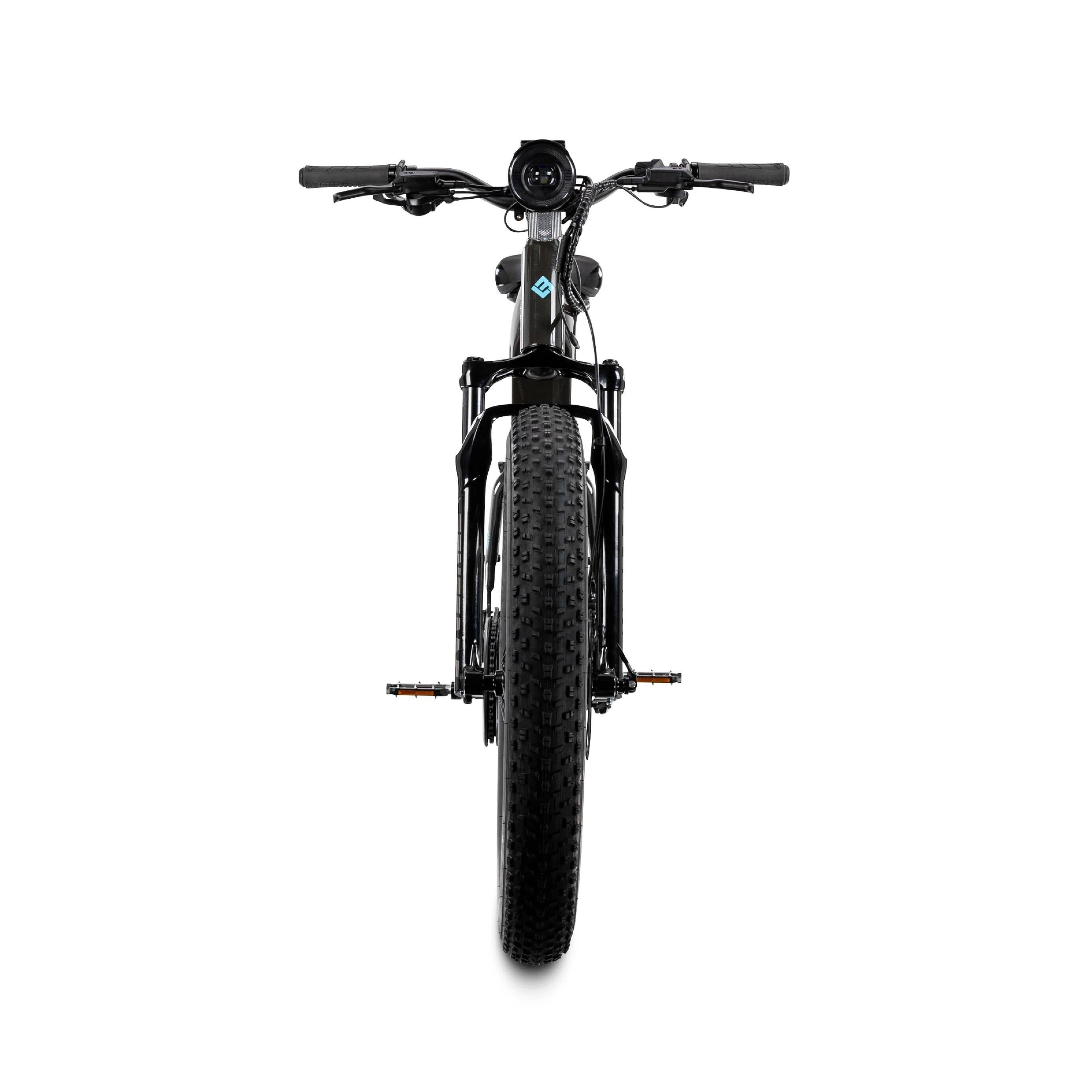Alt View 8. Lectric eBikes - XPeak2 High-Step eBike (Max 60mi/28mph) + Rear Rack/Fenders/Elite Headlight/Suspension Seat Post - Tempest Grey.