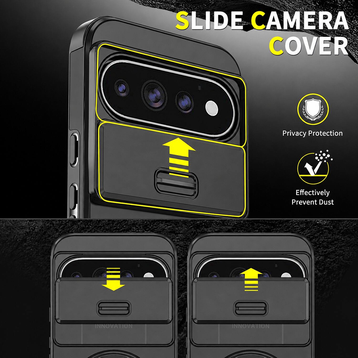 SLIDE CAMERA COVER

Privacy Protection
Effectively Prevent Dust

INNOVATION