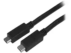 Front. StarTech.com - StarTech.com USB 3.1 Type C Cable, 6 ft, USB PD, Power Pass Through Charging.