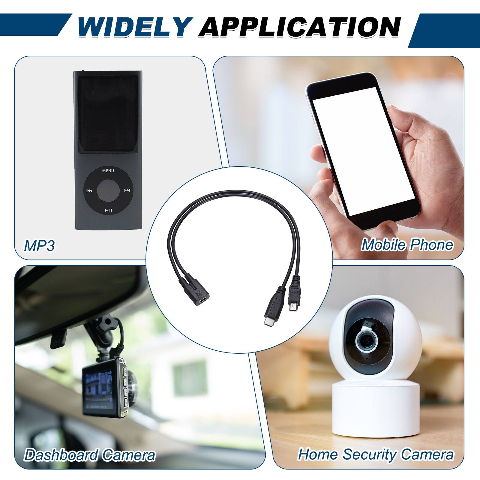 WIDELY APPLICATION

MP3
Mobile Phone
Dashboard Camera
Home Security Camera