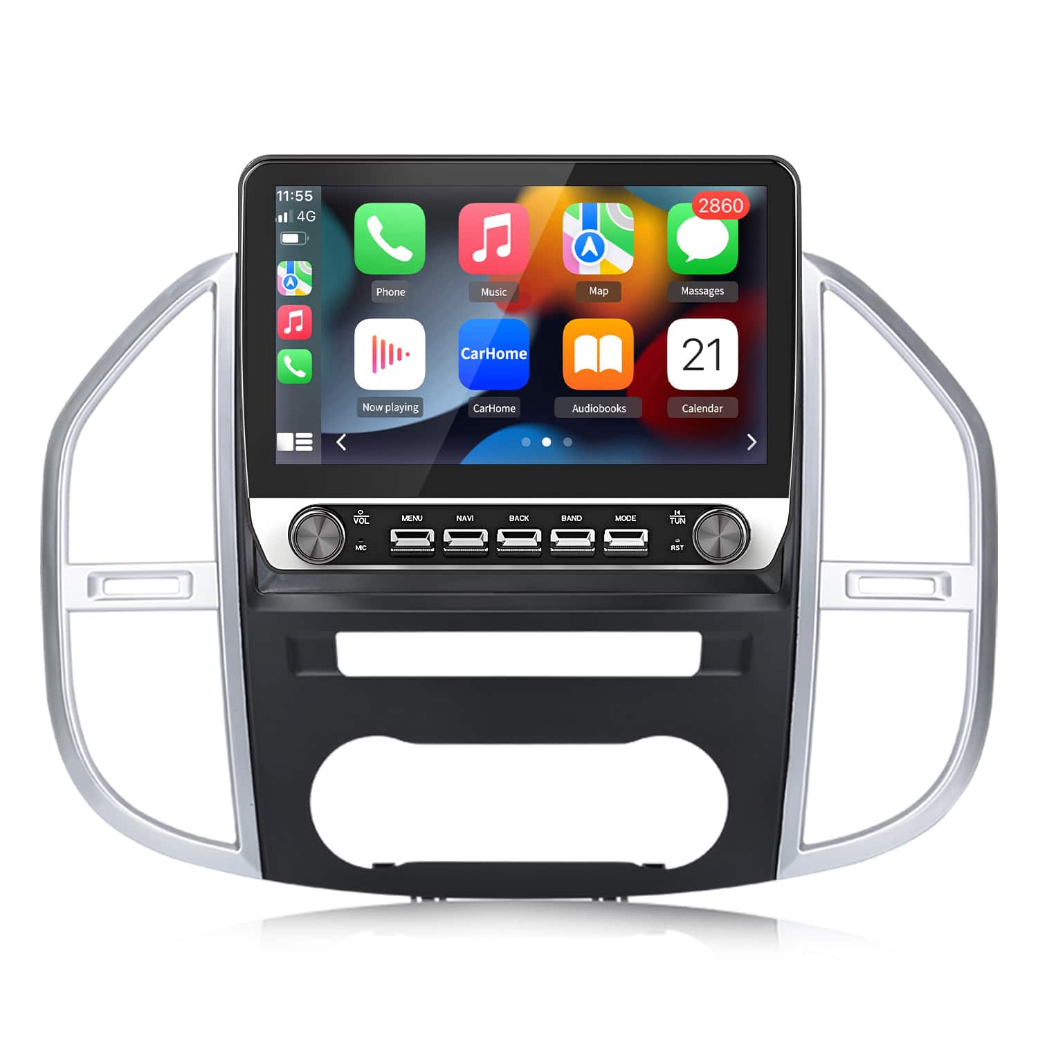 Junsun - 10.1"4+64G carplay Android 15 8Core Car Stereo Radio GPS Navi WIFI SWC BT For Mercedes Benz Metris W447 Vito 3 2014-2020 - Black