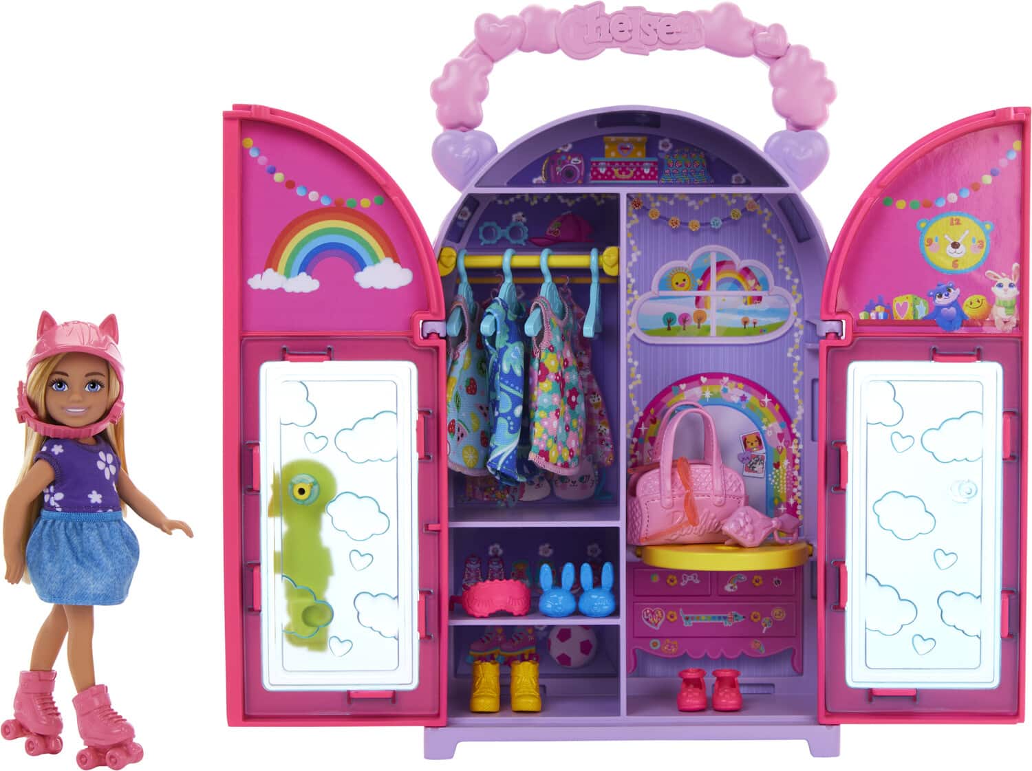 Mattel - Barbie Chelsea Doll & Closet Toy Playset - COLLECTABLES - Multicolor