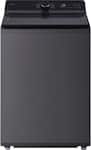 LG - 4.8 Cu. Ft. High-Efficiency Smart Top Load Washer with EasyUnload - Platinum Black
